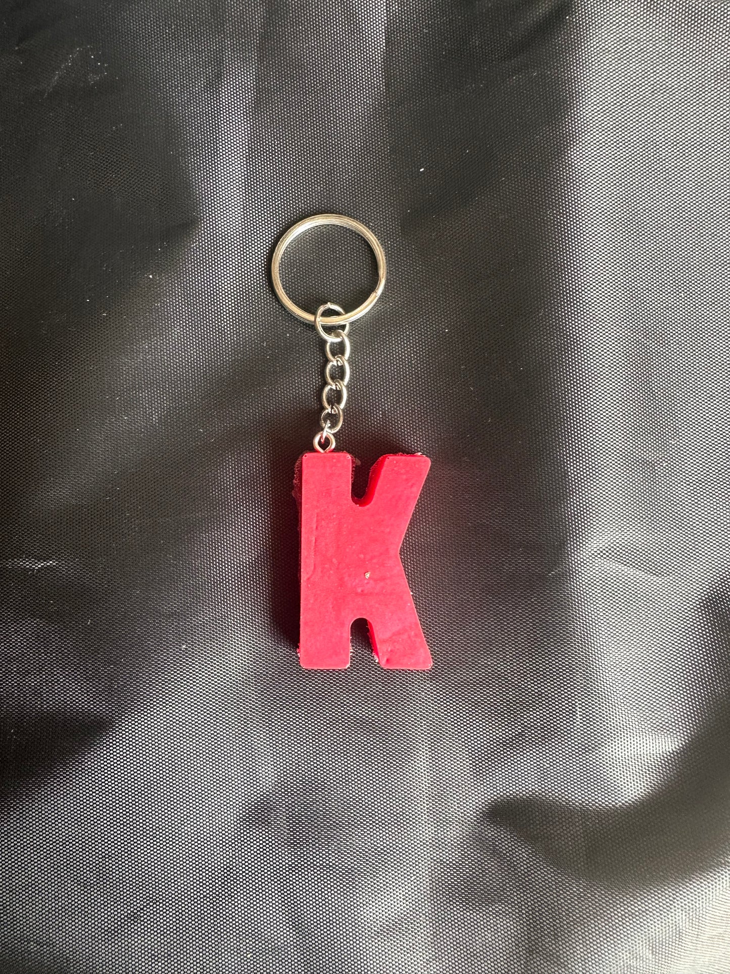 K resin normal initial keyring