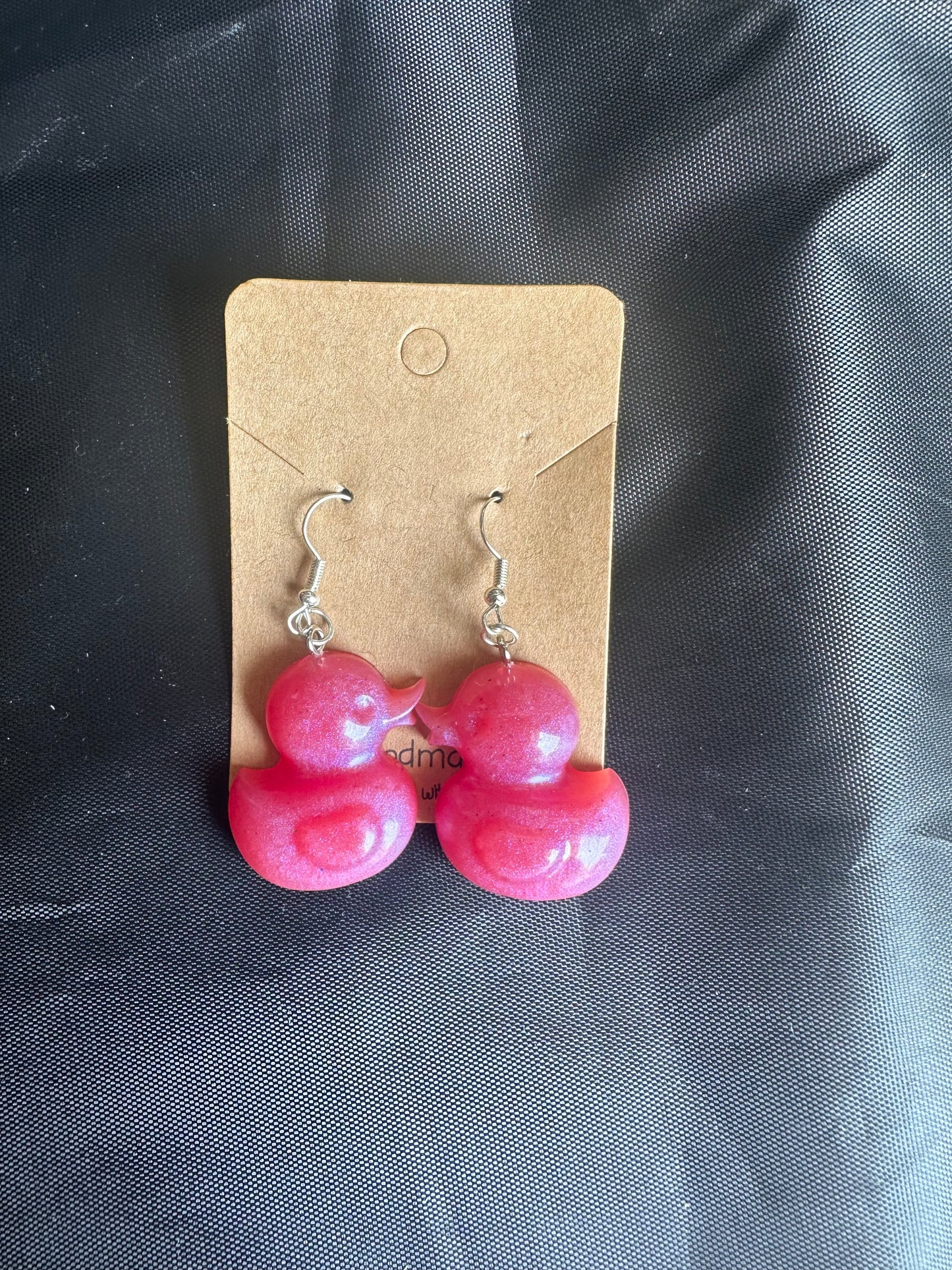 Duck earrings