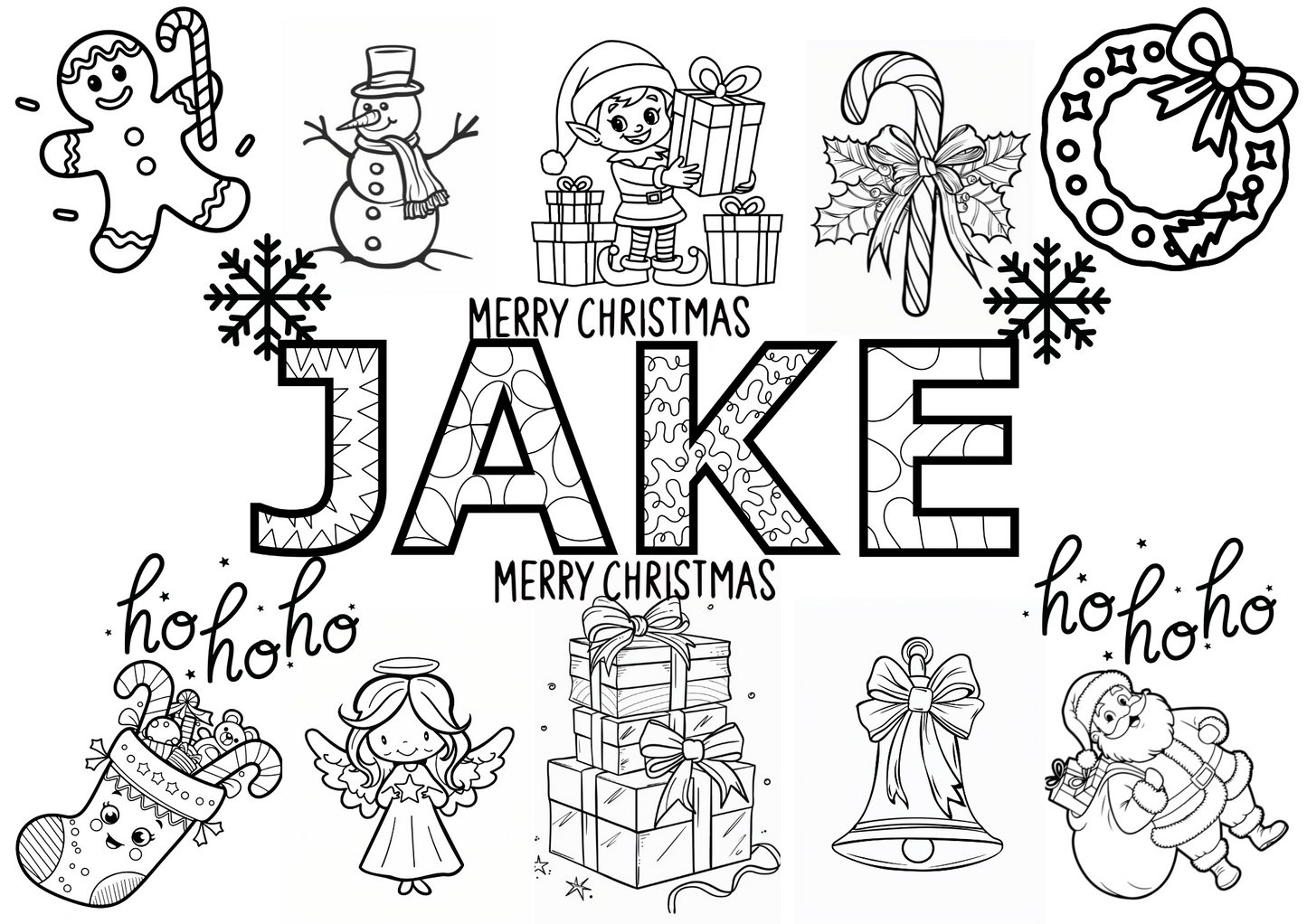 christmas colouring sheets