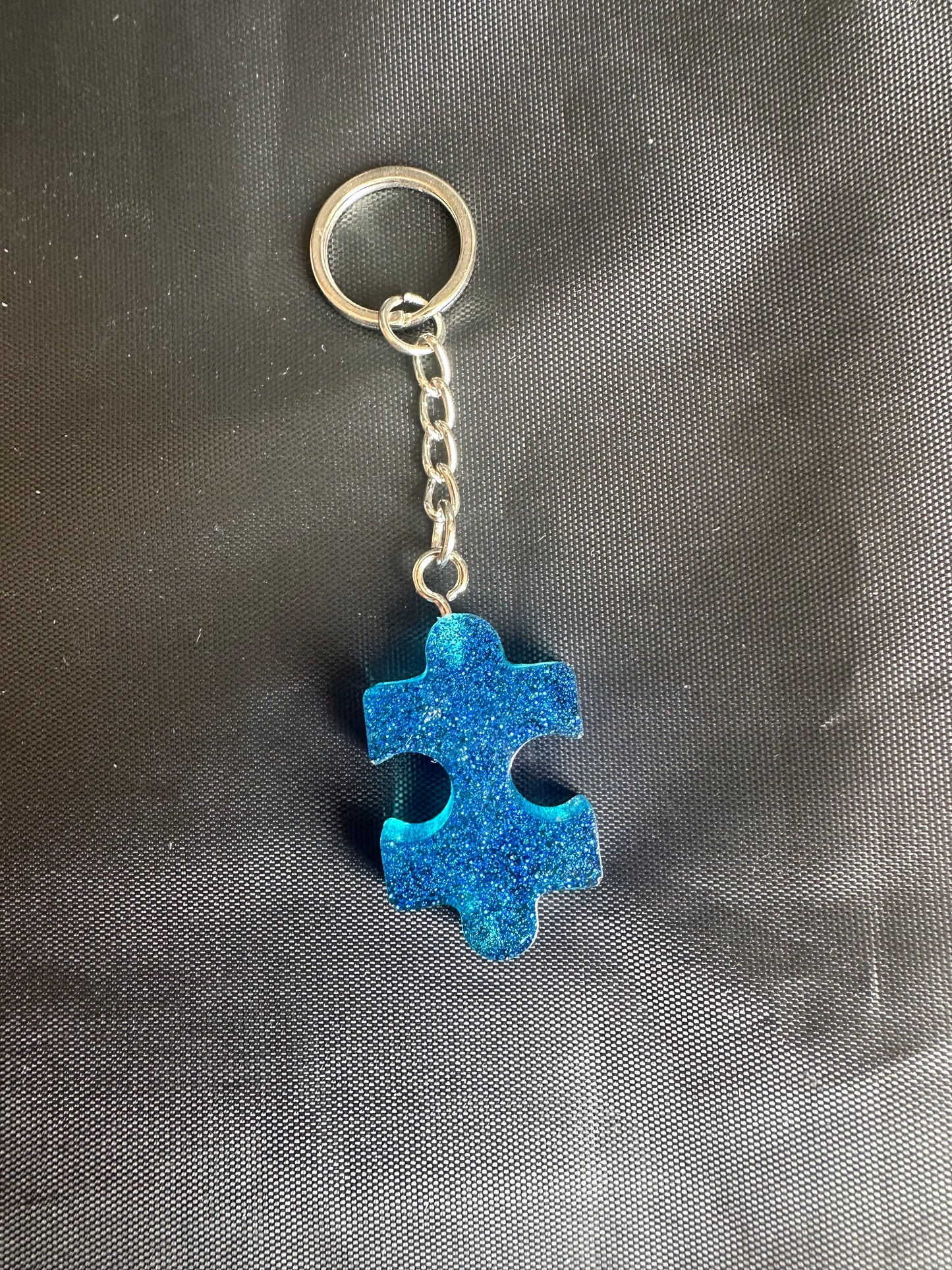 Puzzle piece keyring