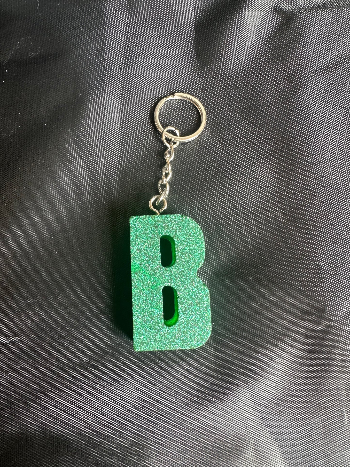 B resin normal initial keyring