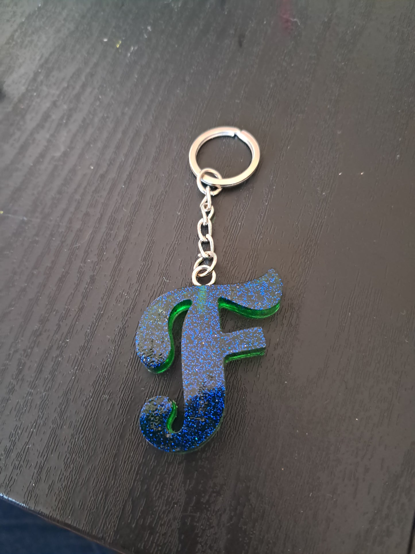 F resin initial keyring