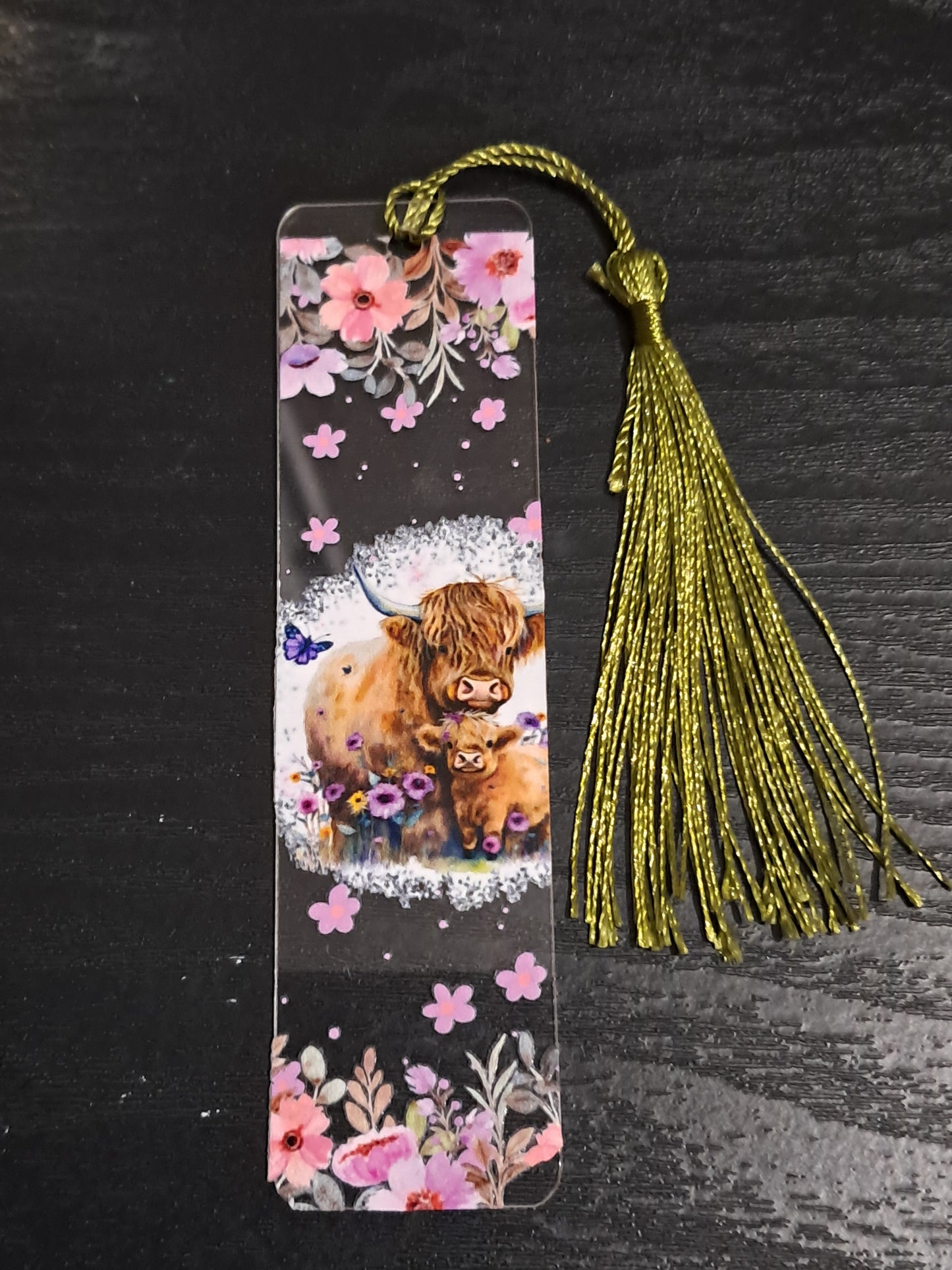 Highland cow 7 bookmark