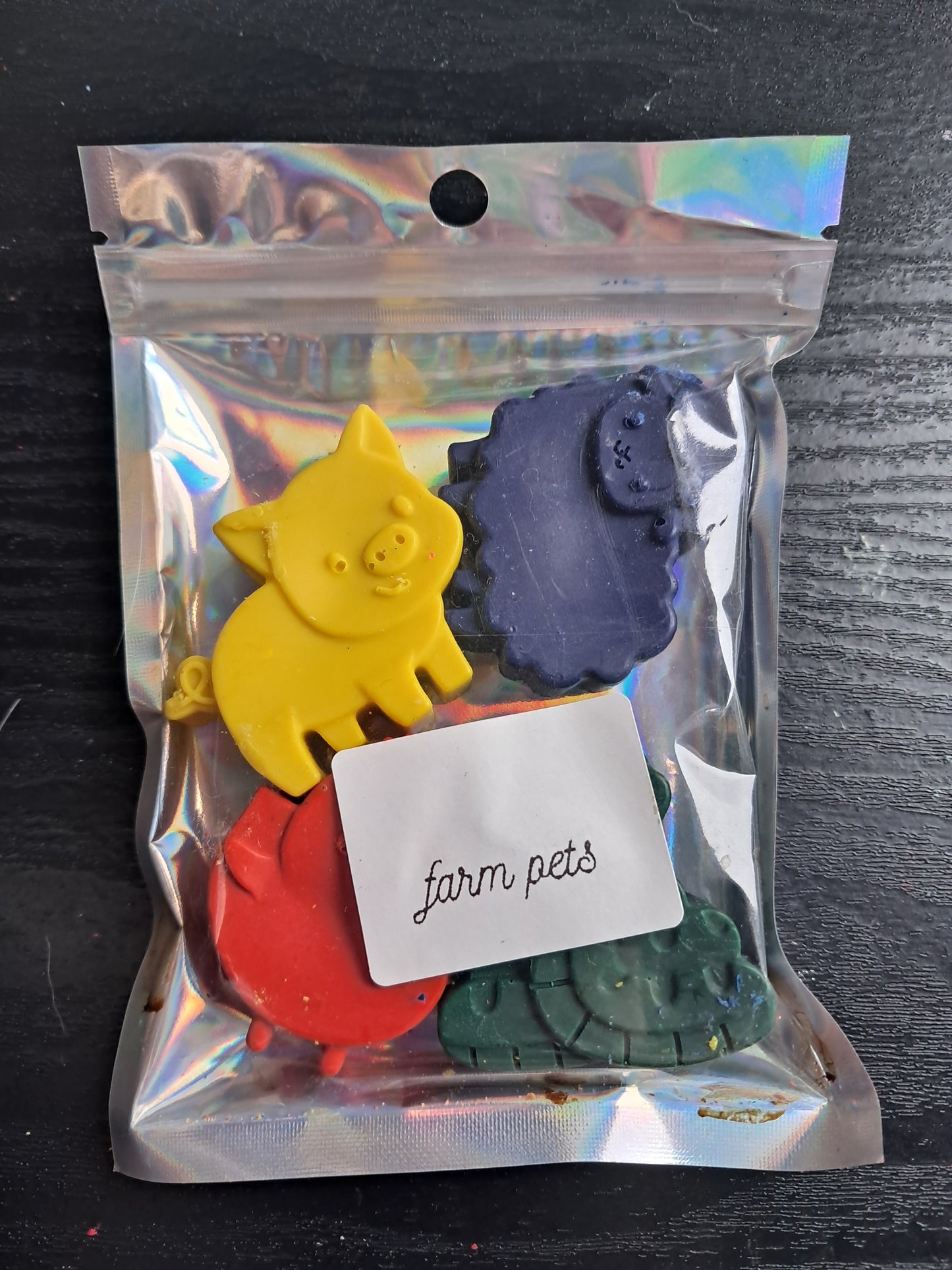 Farm pets crayons