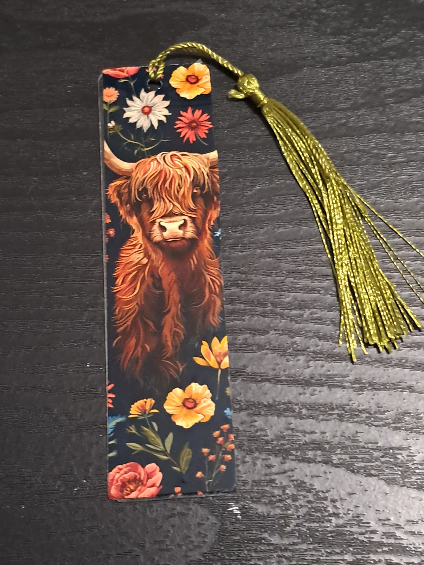 Highland cow 3 bookmark
