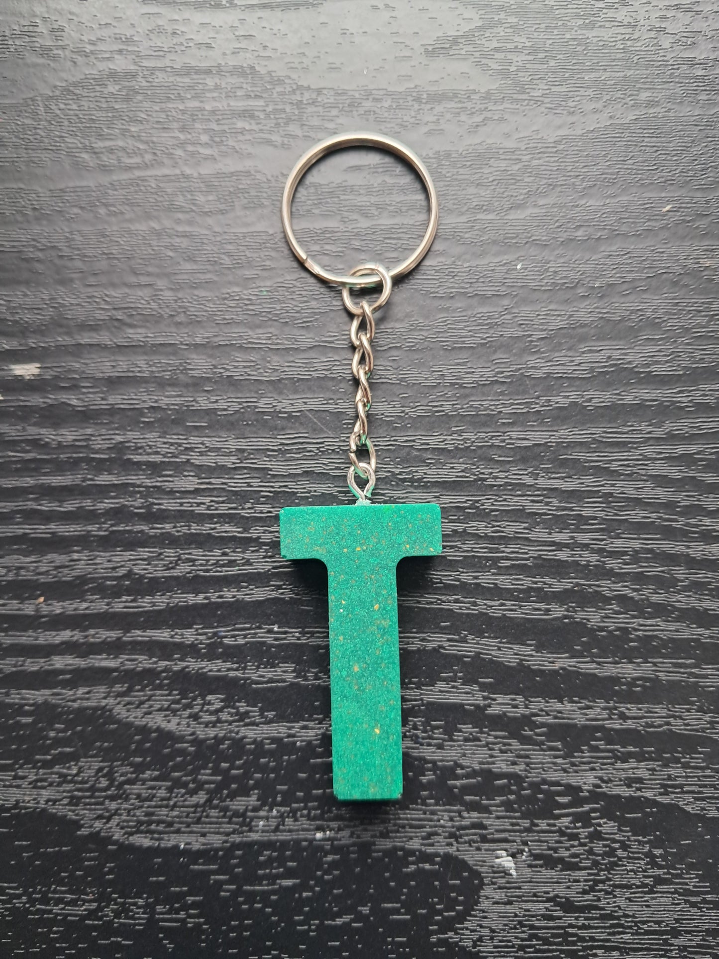 T resin intial keyring