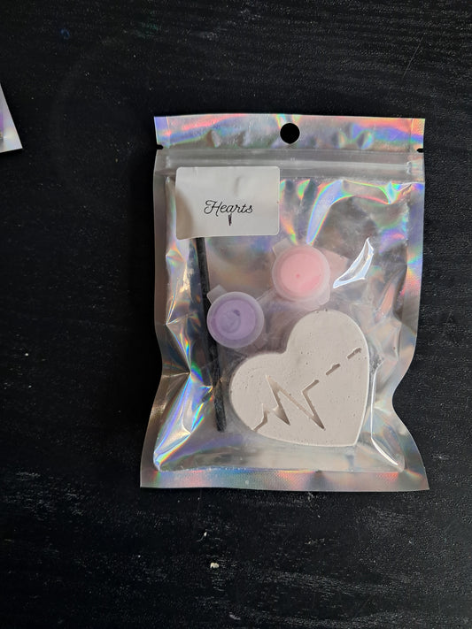 Heart paint set