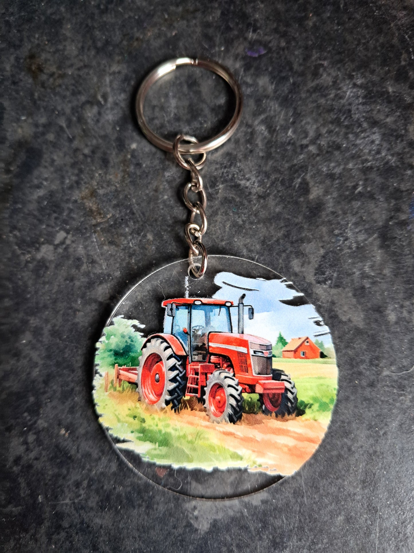 Red Tractor 1 keyring