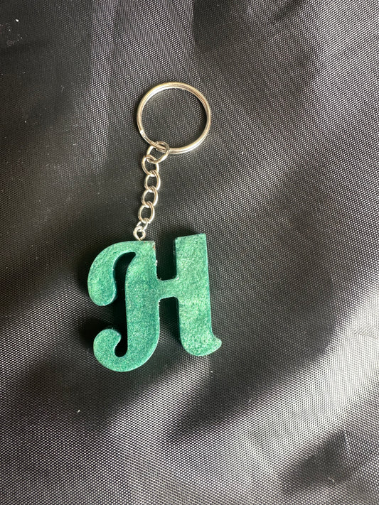 H resin initial keyring