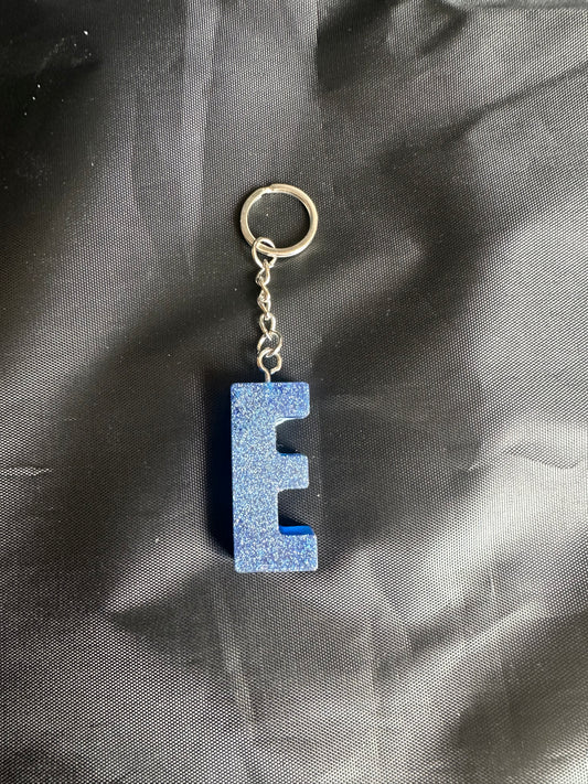 E resin normal initial keyring