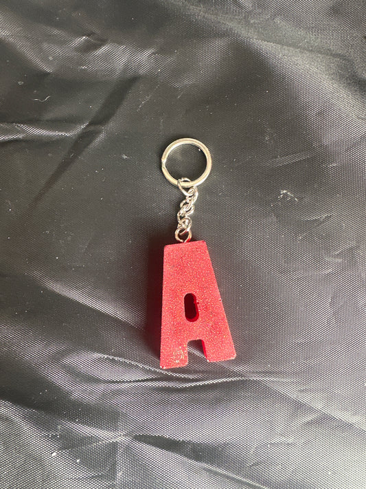 A resin normal initial keyring