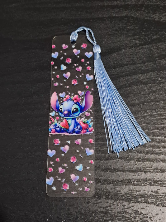 Little blue alien 1 bookmark