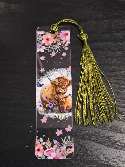 Highland cow 7 bookmark