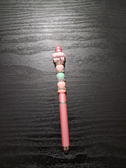 Beaded dabber and pen