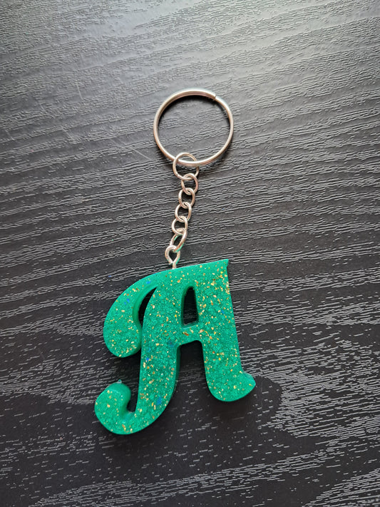A resin  initial keyring