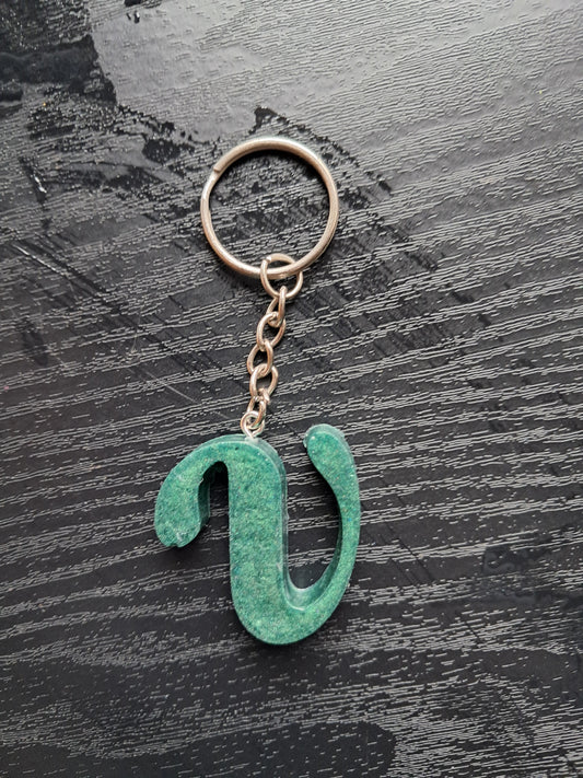 V resin intial keyring
