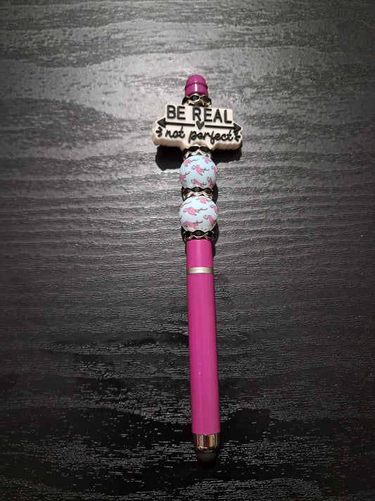 Beaded dabber and pen