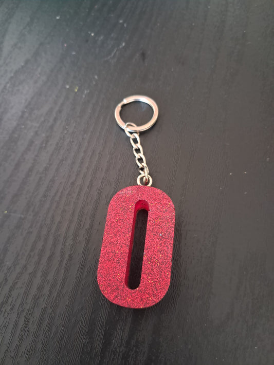 O resin intial keyring