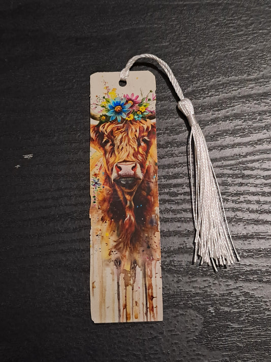 Highland cow 5 bookmark