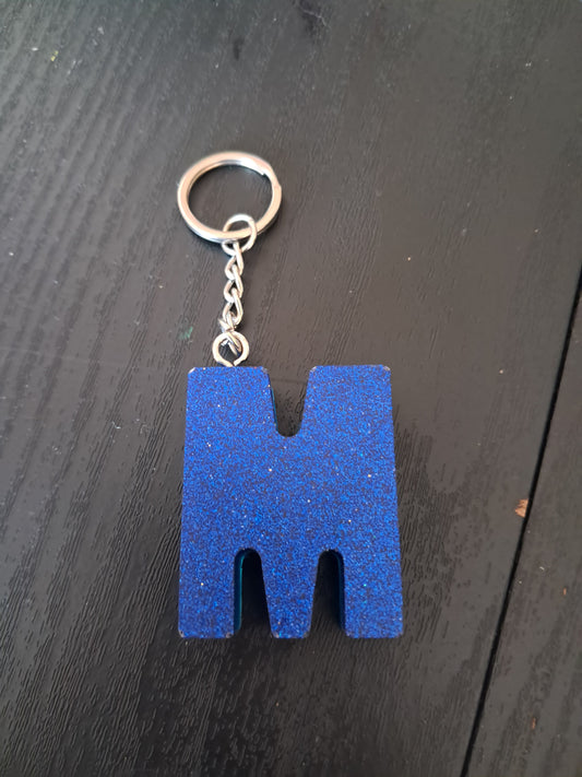M resin intial keyring