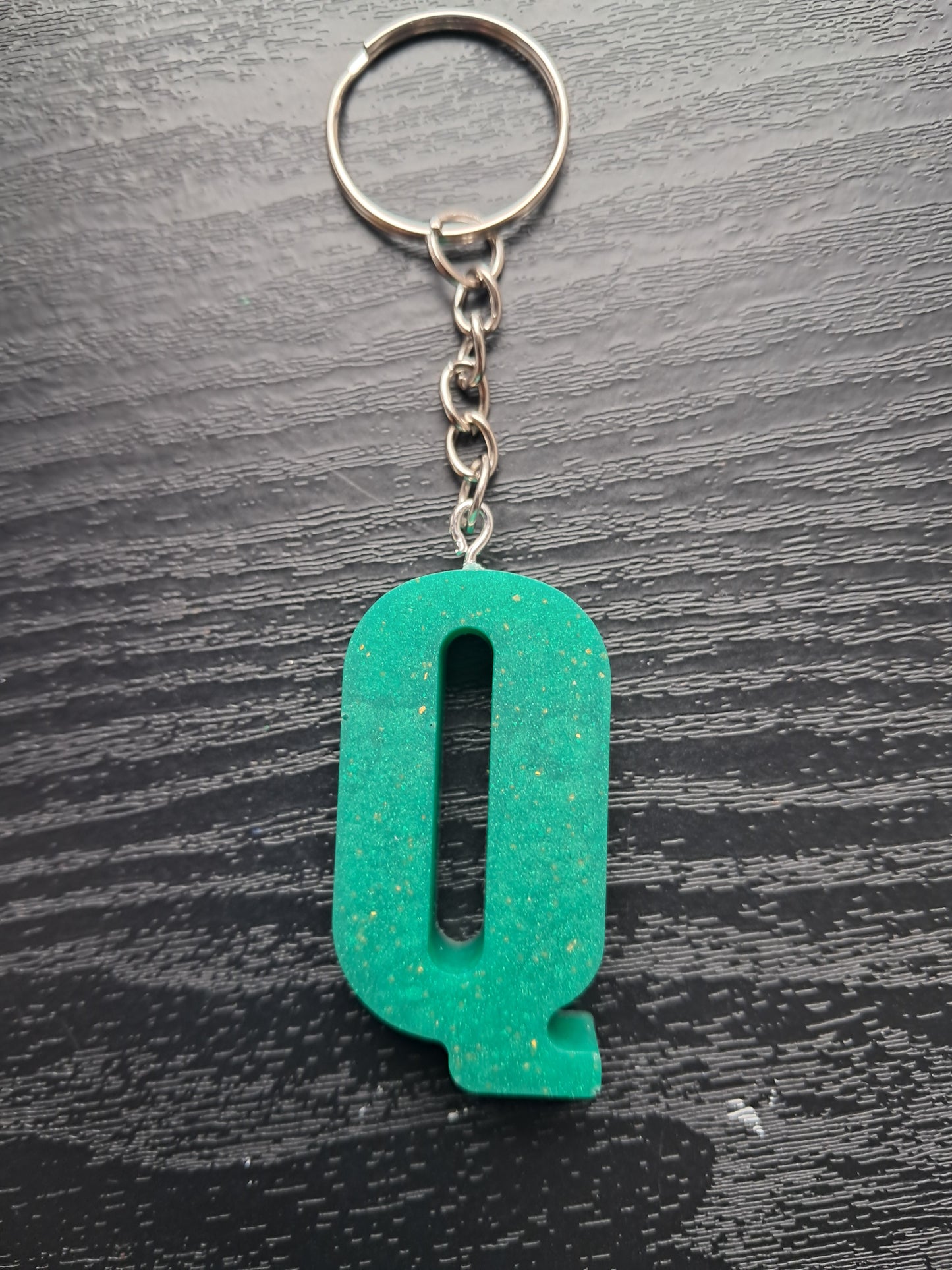 Q resin intial keyring