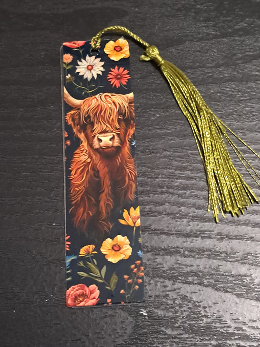 Highland cow 3 bookmark