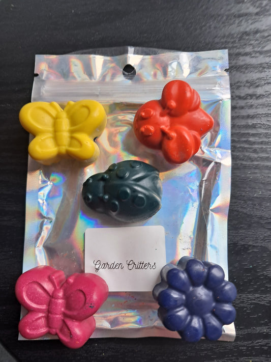 Garden critters crayons