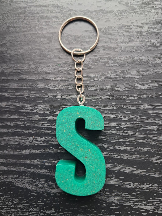 S resin intial keyring