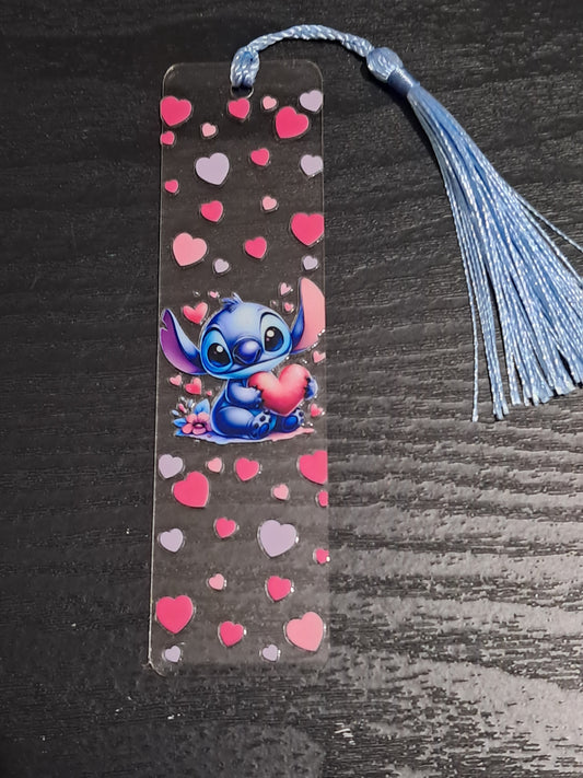 Little blue alien 2 bookmark