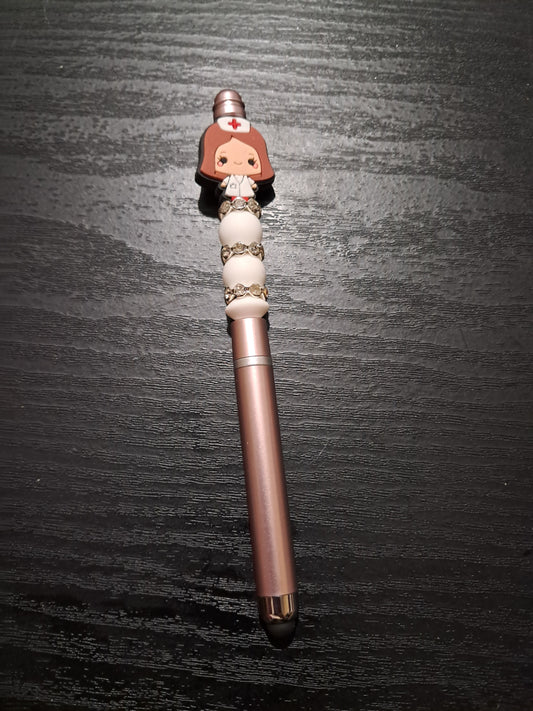 Beaded dabber and pen