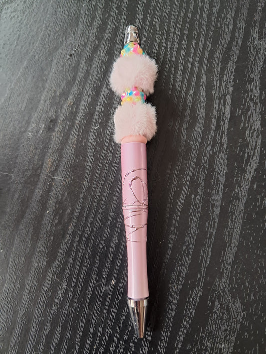 Beaded pen