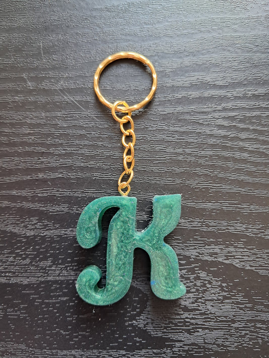 K resin inital keyring