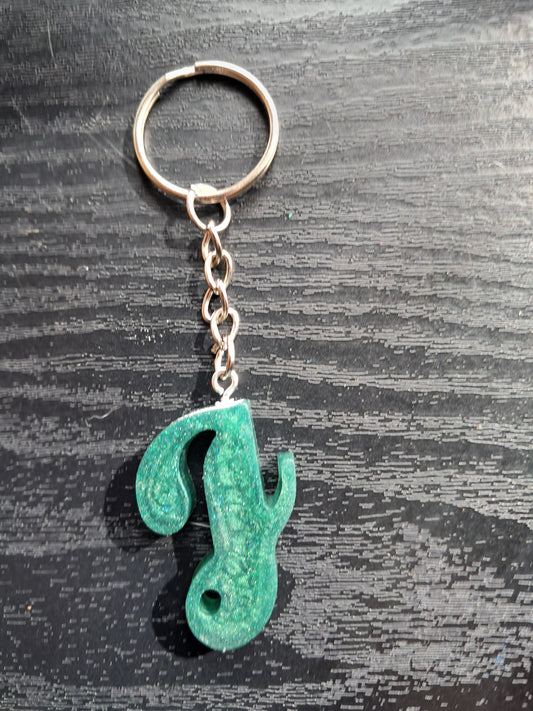 J resin initial keyring