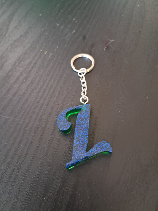 Z resin intial keyring