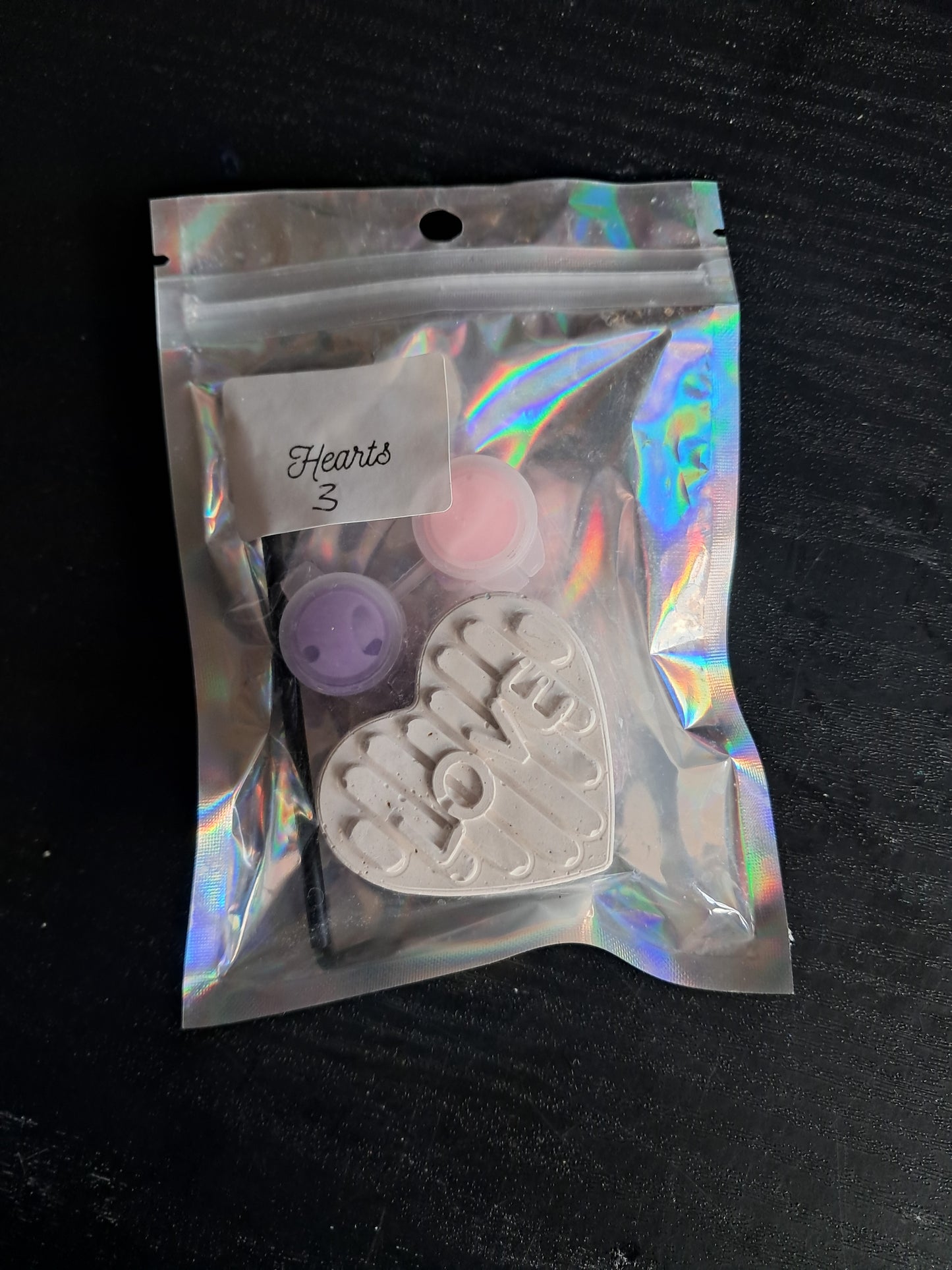 Heart style 3 paint set