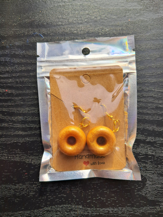 Donut resin earrings
