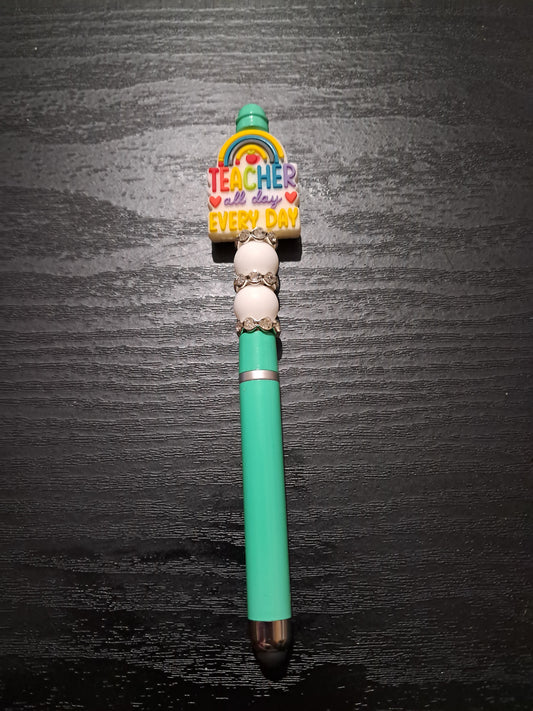 Beaded dabber and pen