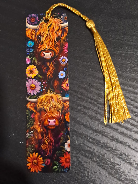 Highland cow 4 bookmark