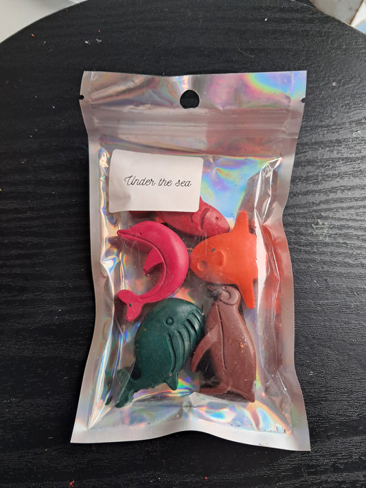 Under the sea crayons