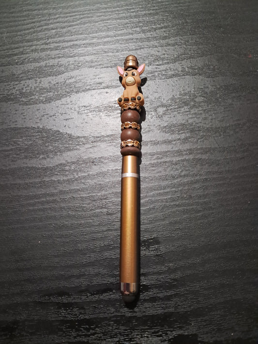 Beaded dabber and pen