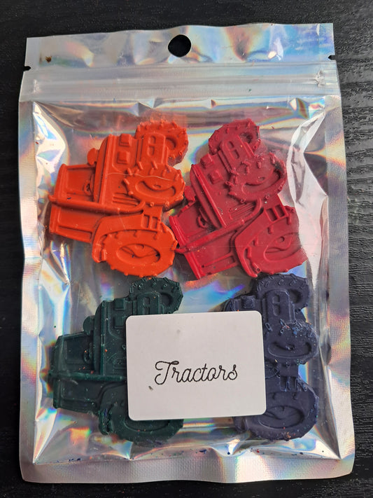 Tractors crayons