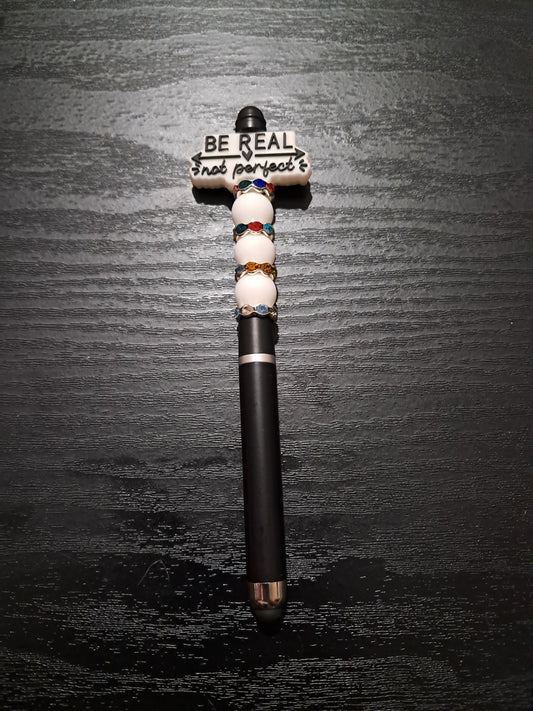 Beaded dabber and pen