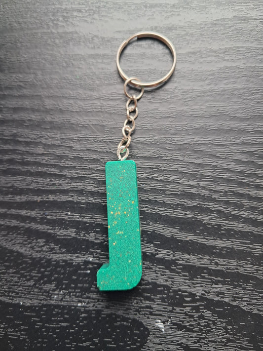 J resin initial keyring