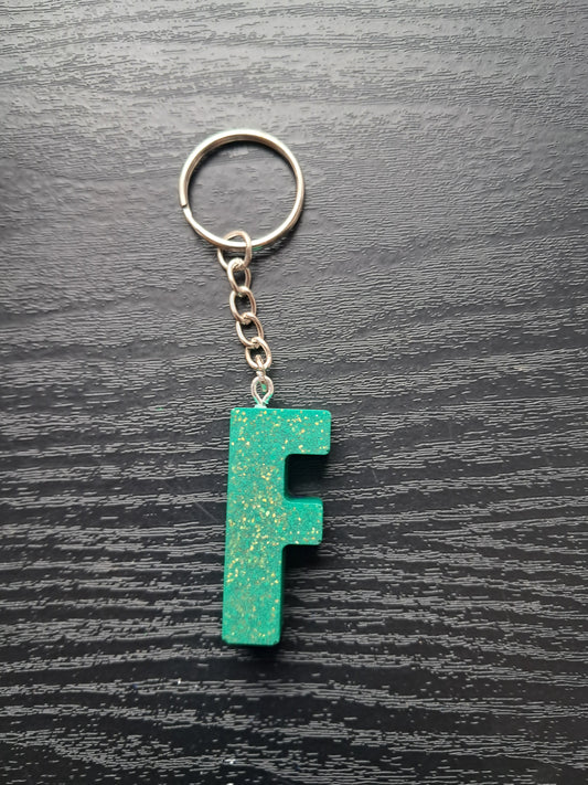 F resin intial keyring