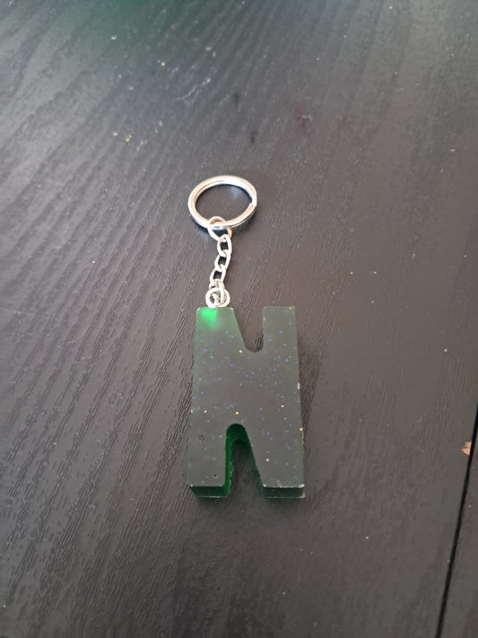 N resin intial keyring