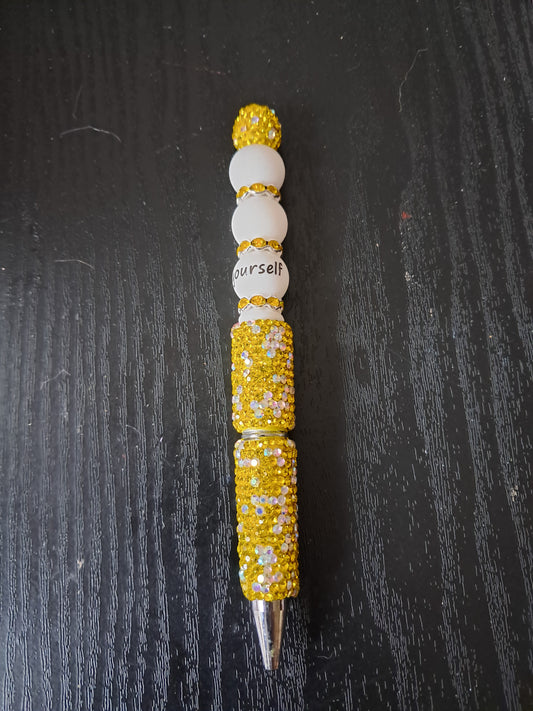 Beaded pen